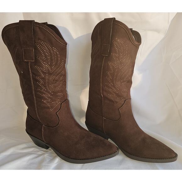 Style & Co Miyyaa Cowboy Booties - Picture 3 of 6